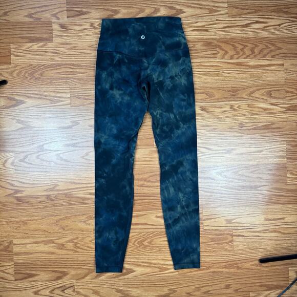 Lululemon Align Pant 28" *Diamond Dye Graphite Grey Bronze Green Sz 6 - Picture 7 of 9